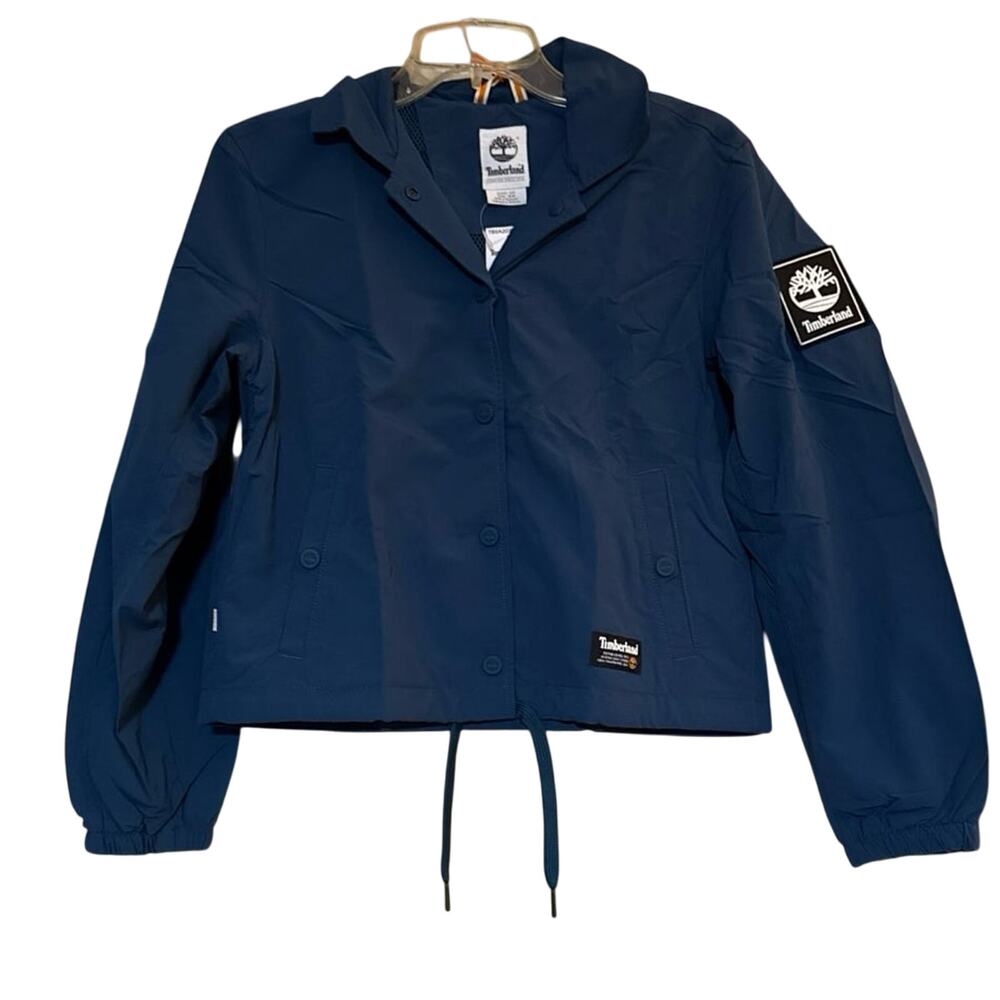 Timberland Windbreaker Jacket - Teal Blue- Size XS